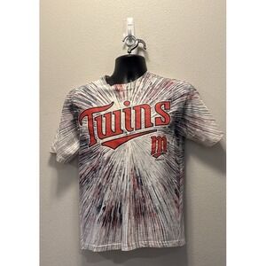 Vintage 1991 Minnesota Twins MLB Single Stitch T-Shirt Size‎ M Stevenson